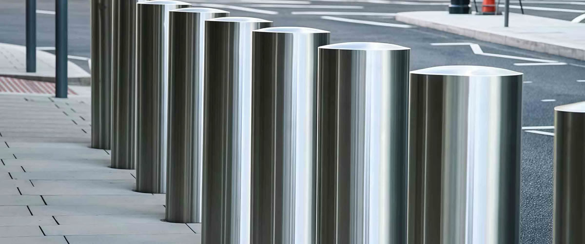 Stainless Steel & MS Bollards — Abu Dhabi